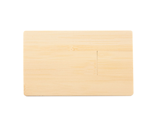Флешка Деревянная Визитка "Card Wood" F27 желтый 32 Гб