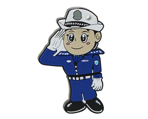 Флешка Резиновая Полицейский "Police" Q313
