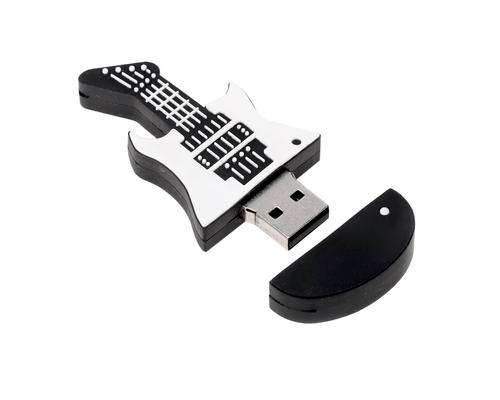 Флешка Резиновая Гитара Бас "Bass Guitar" Q328