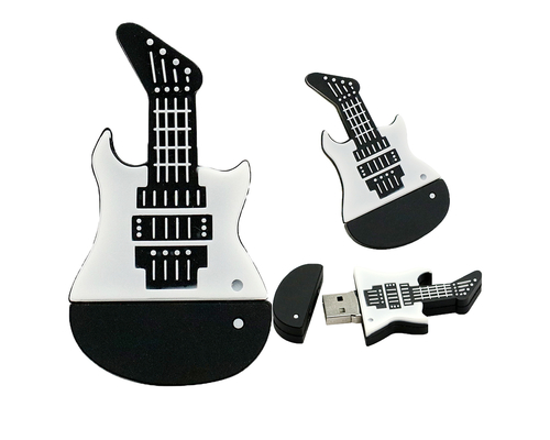 Флешка Резиновая Гитара Бас "Bass Guitar" Q328