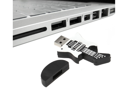 Флешка Резиновая Гитара Бас "Bass Guitar" Q328