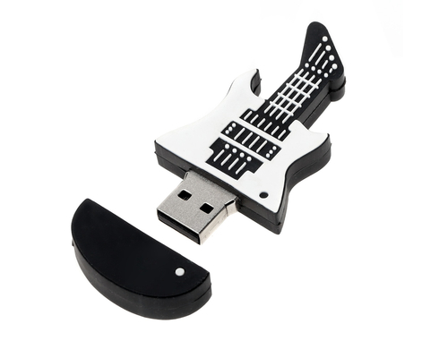 Флешка Резиновая Гитара Бас "Bass Guitar" Q328