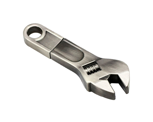 Флешка Металлический Гаечный Ключ "Wrench" R336 Screw бронзовый 32 Гб