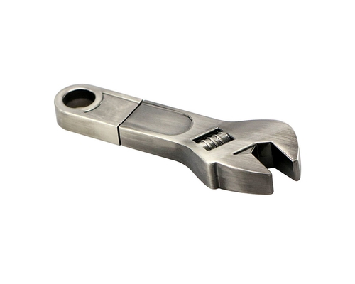 Флешка Металлический Гаечный Ключ "Wrench" R336 Screw бронзовый 4 Гб