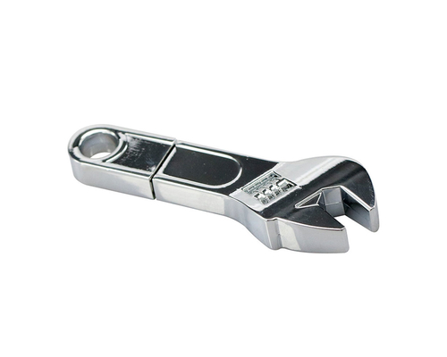 Флешка Металлический Гаечный Ключ "Wrench" R336 Screw серебряный 512 Гб