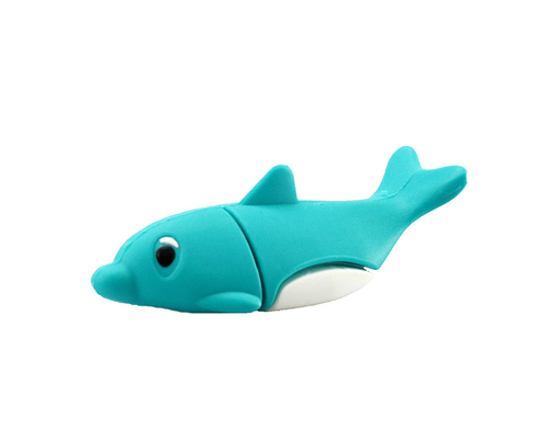 Флешка Резиновая Дельфин "Dolphin" Q359