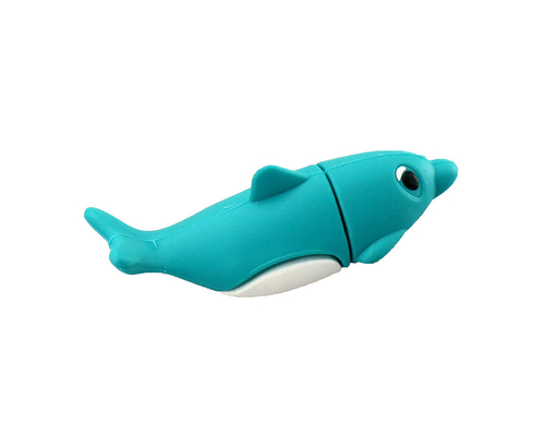 Флешка Резиновая Дельфин "Dolphin" Q359