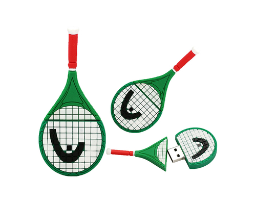 Флешка Резиновая Ракетка Большой Теннис "Tennis Racket" Q366