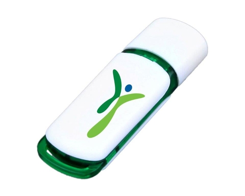 Флешка Пластиковая Астер "Aster" S412 зеленый 2 Гб
