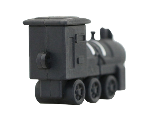 Флешка Резиновая Поезд Тепловоз "Train Diesel" Q425 черный 128 Гб