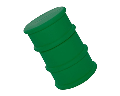 Флешка Резиновая Бочка "Barrel" Q428 зеленый 4 Гб