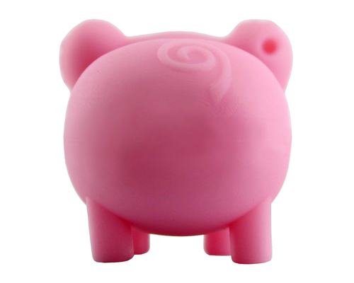 Флешка Резиновая Поросенок "Piggy" Q430 розовый 64 Гб