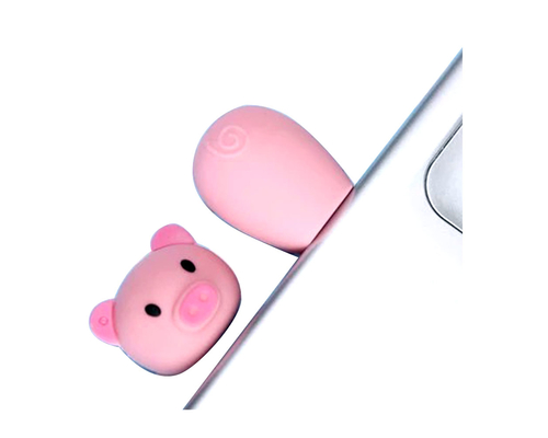 Флешка Резиновая Поросенок "Piggy" Q430 розовый 16 Гб
