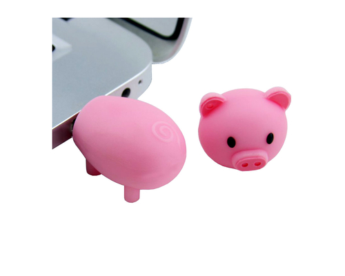 Флешка Резиновая Поросенок "Piggy" Q430