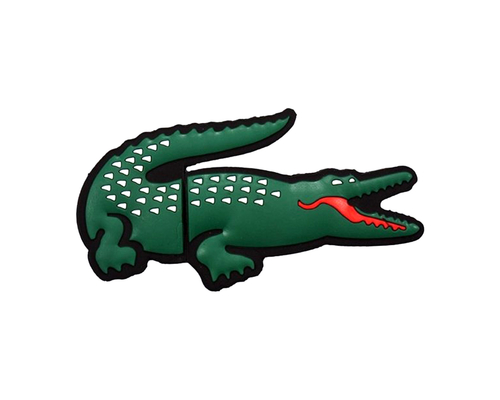Флешка Резиновая Крокодил "Crocodile" Q446 зеленый 512 Гб