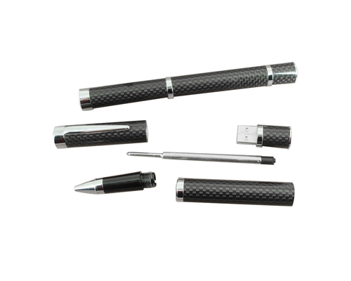 Флешка Карбоновая Ручка "Carbon Pen" L475