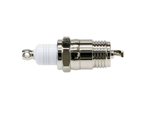Флешка Металлическая Свеча Зажигания "Spark Plug" R477 серебряный / белый 64 Гб