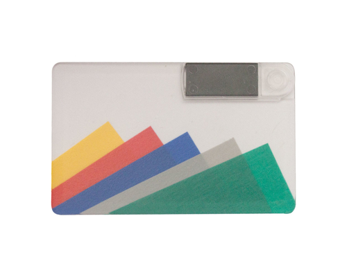 Флешка Пластиковая Визитка Клеа "Visit Card Clear" S486 прозрачный 8 Гб