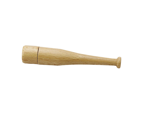 Флешка Деревянная Бейсбольная Бита "Baseball Bat" F68 белый 8 Гб
