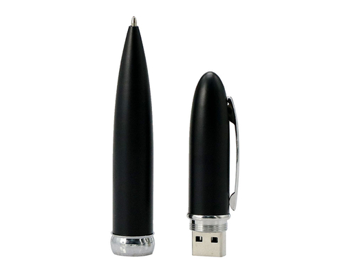 Флешка Металлическая Ручка Ксенос "Xenos Pen" R245 черный 4 Гб