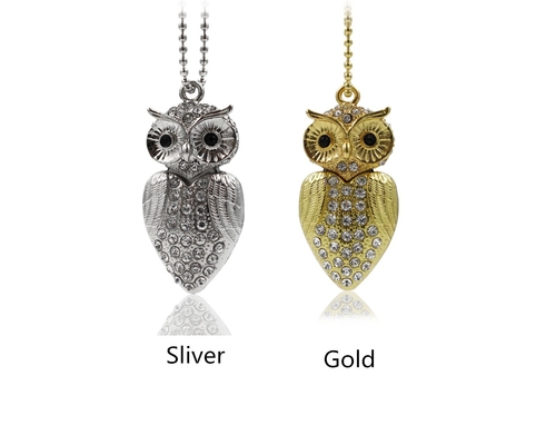 Флешка Металлическая Сова "Owl" R354