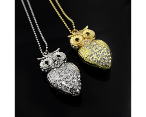 Флешка Металлическая Сова "Owl" R354