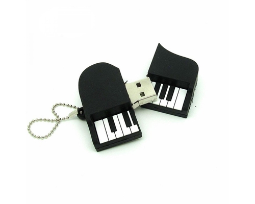 Флешка Резиновая Рояль "Grand Piano" Q150 черный 4 Гб