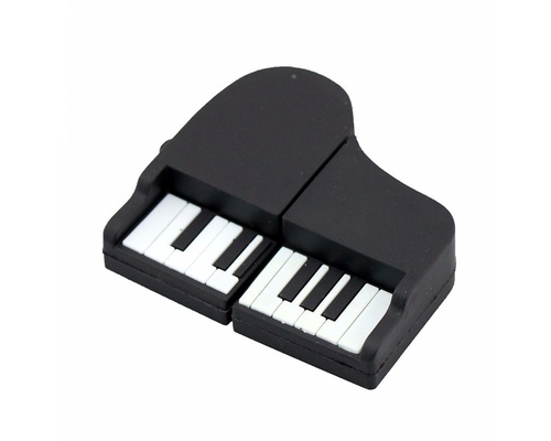 Флешка Резиновая Рояль "Grand Piano" Q150 черный 16 Гб