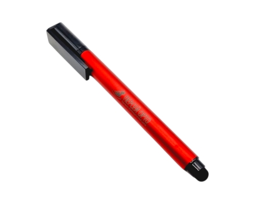 Флешка Металлическая Ручка Стилус Глосса "Pen Stylus Glossa" R242 красная, гравировка, чернение