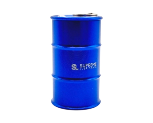 Флешка Металлическая Бочка "Barrel" R299 синяя, гравировка 1+1