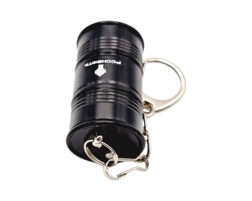 Флешка Металлическая Бочка "Barrel" R299 черная, гравировка