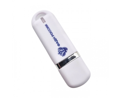 Флешка Пластиковая Мемо Софт-тач "Memo Soft-touch" S315 белая, уф-печать