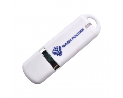 Флешка Пластиковая Мемо Софт-тач "Memo Soft-touch" S315 белая, уф-печать