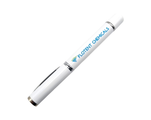 Флешка Металлическая Ручка Бона "Pen Bona" R324 белый, уф-печать