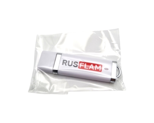 Флешка Пластиковая Протос Промо "Protos Promo" S12 белая, уф-печать