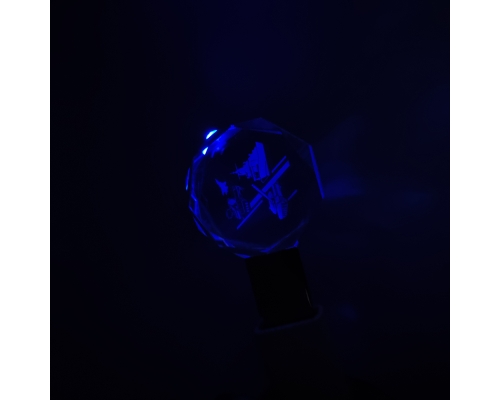 Флешка Стеклянная Кристалл Дискос "Crystal Discos" W516 серебристый, гравировка 3D