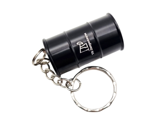 Флешка Металлическая Бочка "Barrel" R299 черная, гравировка
