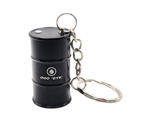 Флешка Металлическая Бочка "Barrel" R299 черная, гравировка