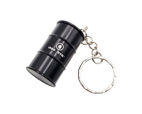 Флешка Металлическая Бочка "Barrel" R299 черная, гравировка