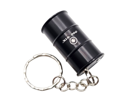 Флешка Металлическая Бочка "Barrel" R299 черная, гравировка