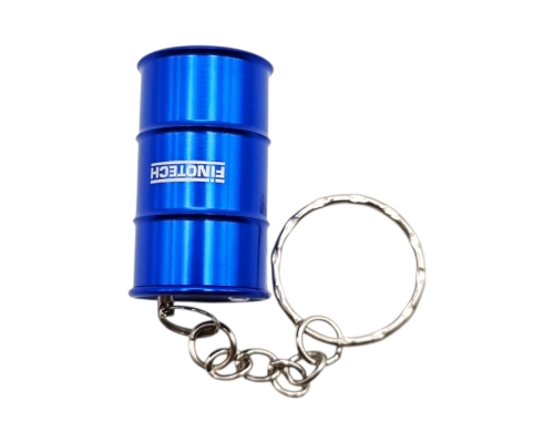 Флешка Металлическая Бочка "Barrel" R299 синяя, гравировка