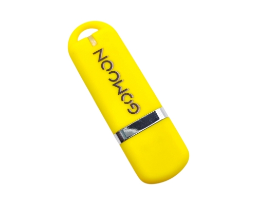 Флешка Пластиковая Мемо Софт-тач "Memo Soft-touch" S315 желтая, уф-печать