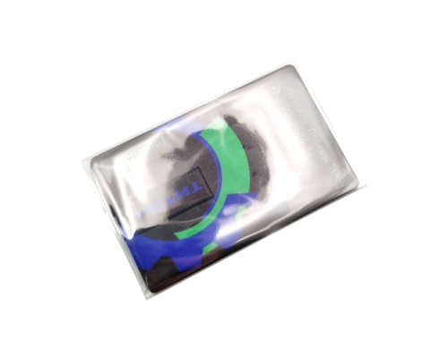 Флешка Пластиковая Визитка "Visit Card" S78 черный, уф-печать 4+4