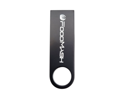 Флешка Металлическая Сензо "Senzo" R223 черная, гравировка