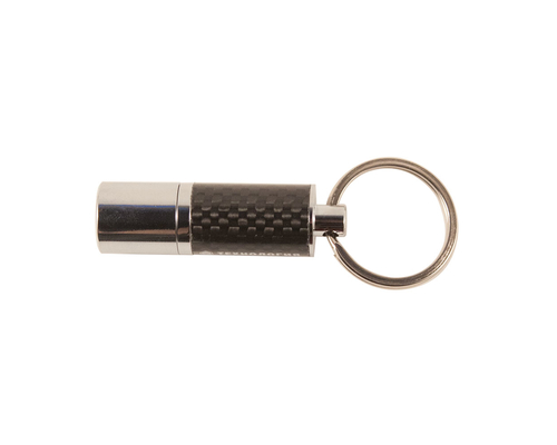 Флешка Карбоновая Брелок "Keychain Carbon" L32 черный, тампопечать 1+0