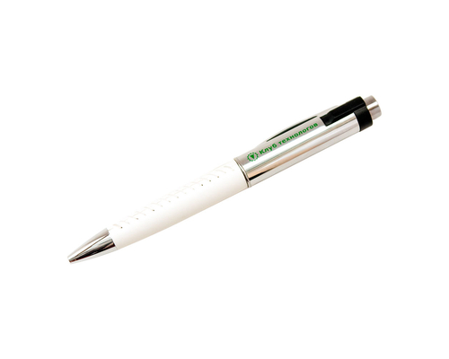 Флешка Металлическая Ручка Наппа "Pen Nappa" R162 белый, тампопечать 1+0