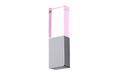 Флешка Стеклянная Кристалл "Crystal Glass Metal" W14 розовый / серебряный глянец 2 Гб