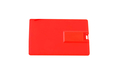 Флешка Пластиковая Визитка "Visit Card" S78 красный 16 Гб