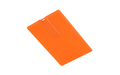 Флешка Пластиковая Визитка "Visit Card" S78 оранжевый 8 Гб