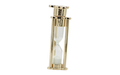 Флешка Стеклянные Песочные часы "Hourglass" W82 золотой / белый 256 Гб
